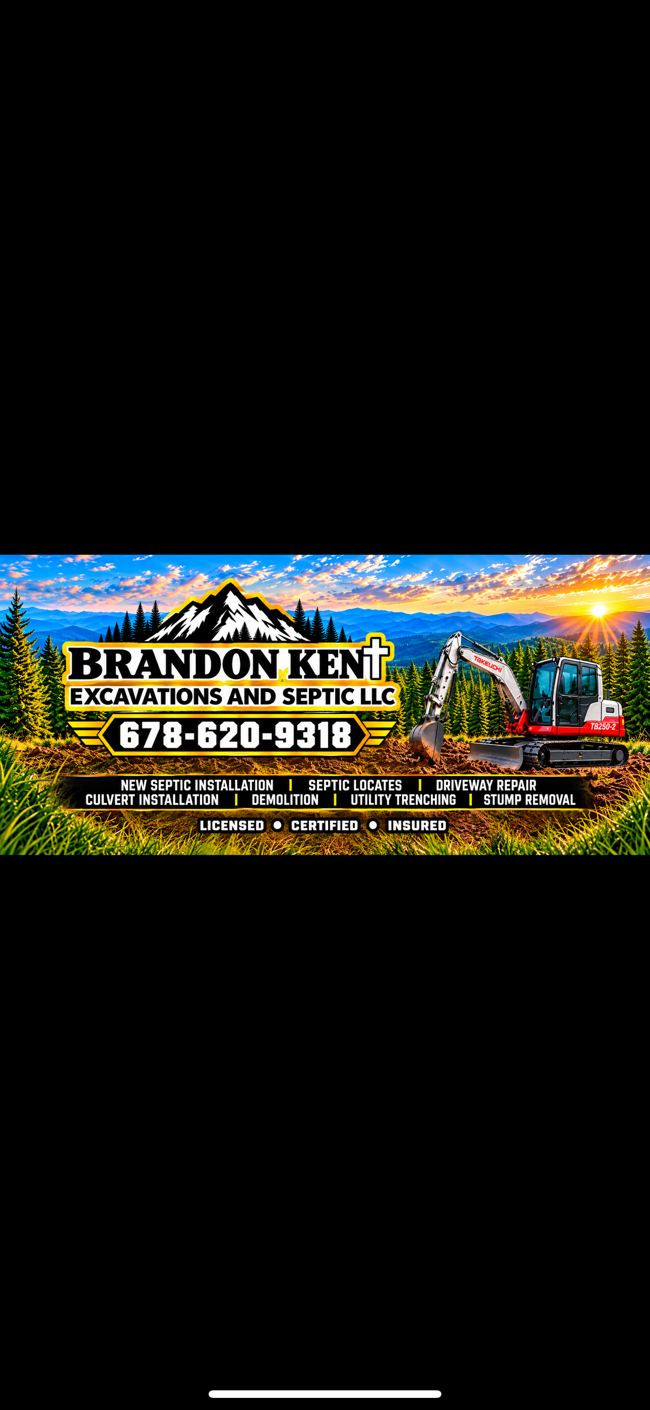 Brandon Kent Excavations And Septic LLC logo